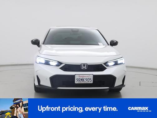 White 2025 Honda Civic Hybrid Sport Touring