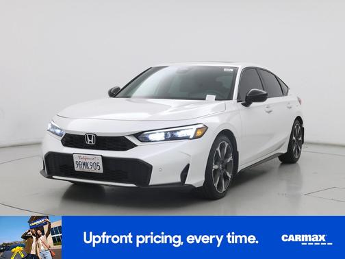 White 2025 Honda Civic Hybrid Sport Touring