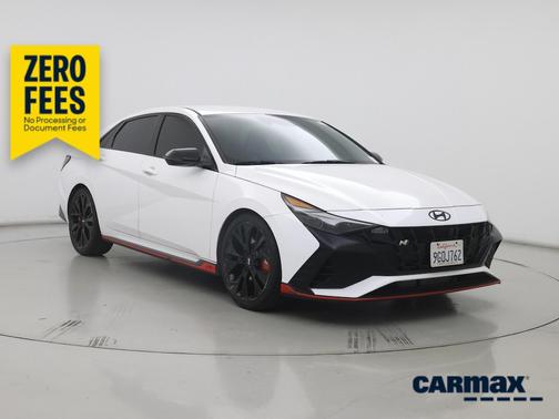 White 2023 Hyundai ELANTRA N