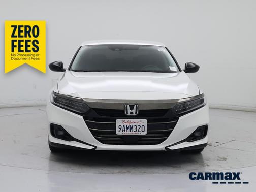 White 2022 Honda Accord Sport SE