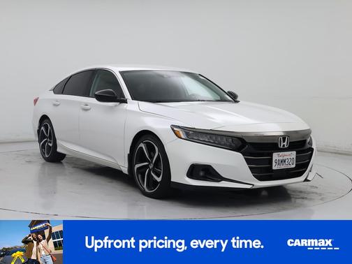 White 2022 Honda Accord Sport SE
