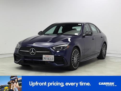 Blue 2024 Mercedes-Benz C-Class