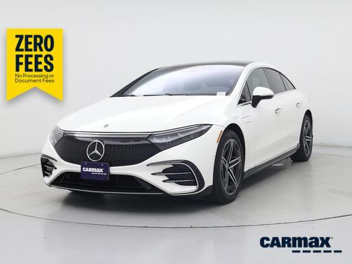 White 2025 Mercedes-Benz EQS 450