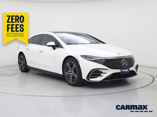 White 2025 Mercedes-Benz EQS 450