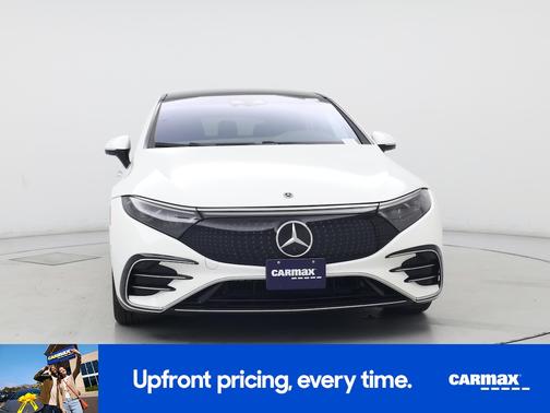 White 2025 Mercedes-Benz EQS 450