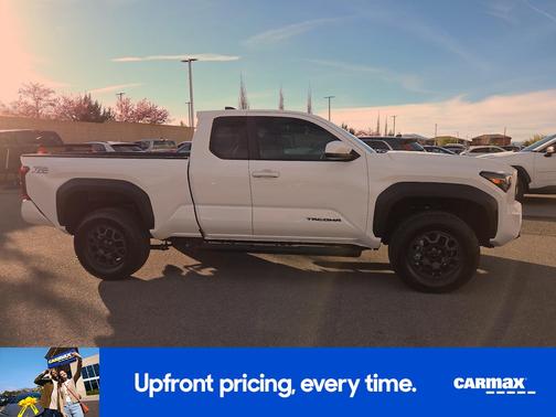 White 2025 Toyota Tacoma TRD PreRunner