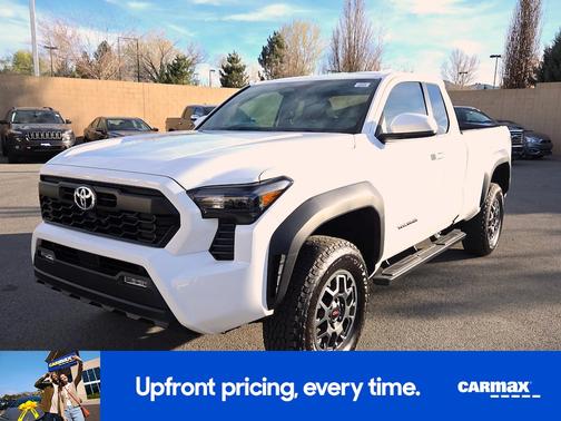 White 2025 Toyota Tacoma TRD PreRunner