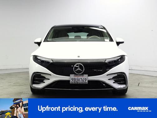White 2022 Mercedes-Benz EQS 450+