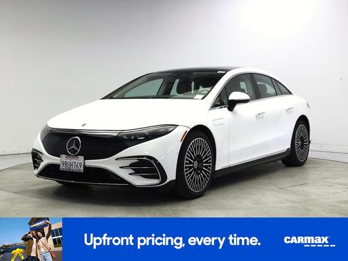 White 2022 Mercedes-Benz EQS 450+
