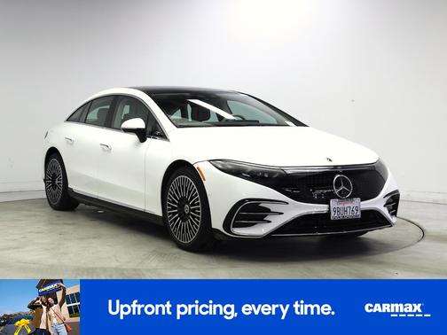 White 2022 Mercedes-Benz EQS 450+