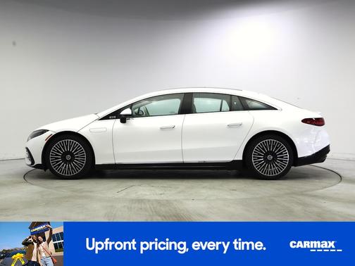 White 2022 Mercedes-Benz EQS 450+