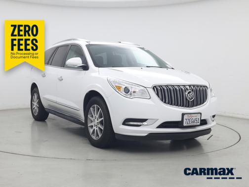 White 2017 Buick Enclave Leather