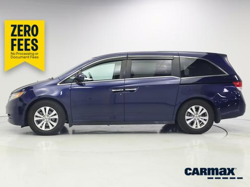 Blue 2015 Honda Odyssey EX-L