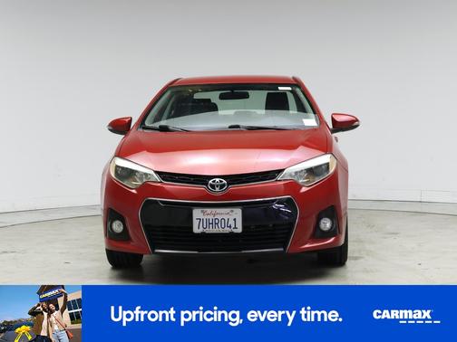 Red 2016 Toyota Corolla S Plus
