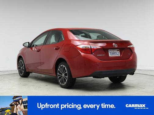 Red 2016 Toyota Corolla S Plus