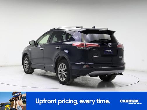 Blue 2018 Toyota RAV4 Hybrid Limited