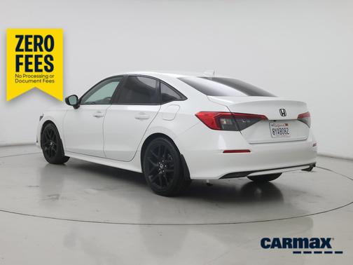 White 2022 Honda Civic Sport