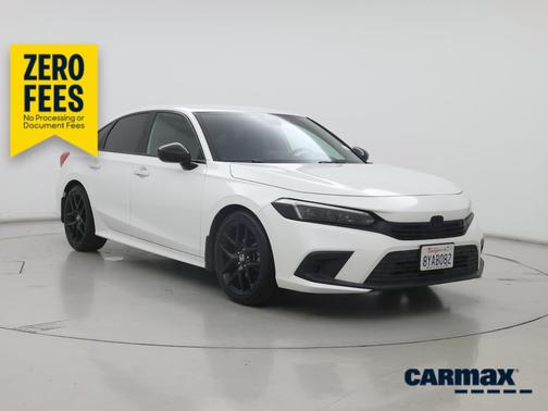 White 2022 Honda Civic Sport
