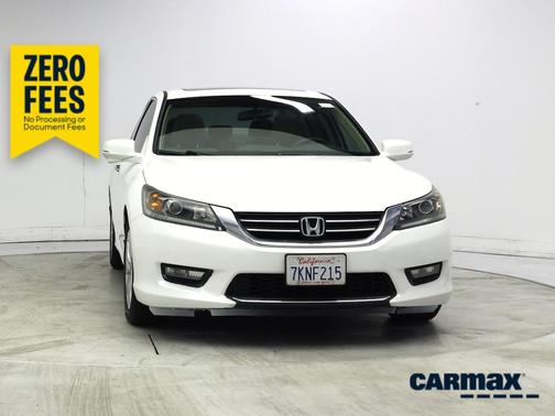 White 2015 Honda Accord EX