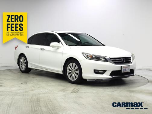 White 2015 Honda Accord EX