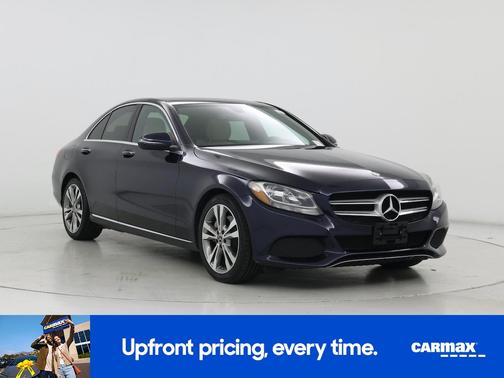 Blue 2018 Mercedes-Benz C-Class