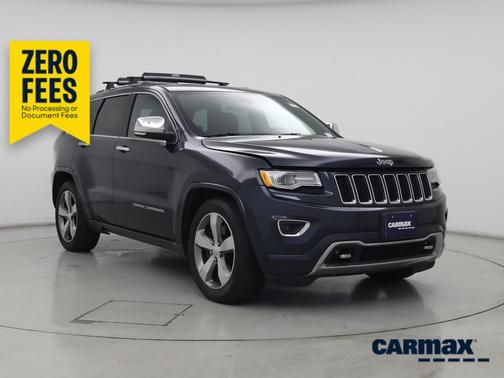 Blue 2015 Jeep Grand Cherokee Overland
