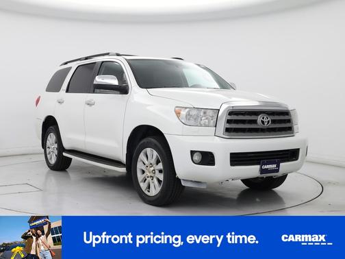 White 2016 Toyota Sequoia Platinum