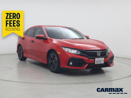 Red 2019 Honda Civic EX