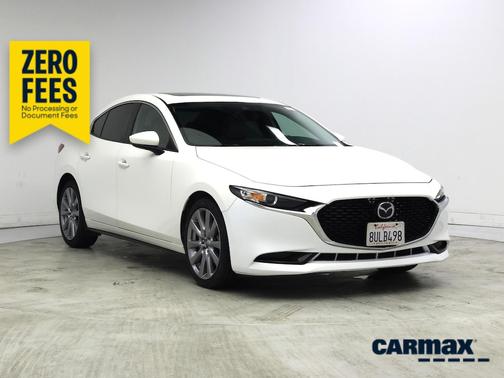 White 2021 Mazda Mazda3 Preferred