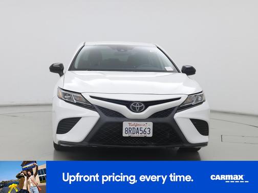 White 2020 Toyota Camry SE Night Shade