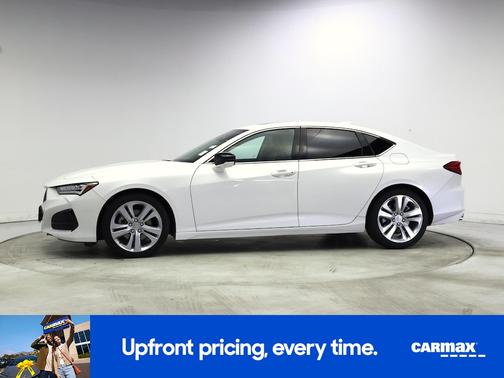 White 2021 Acura TLX Technology