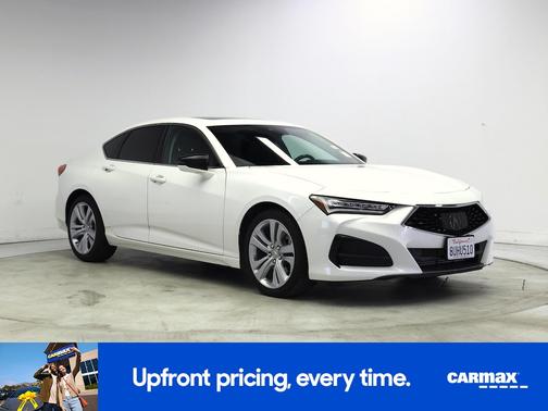 White 2021 Acura TLX Technology
