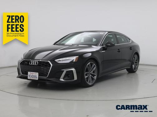 Black 2023 Audi A5 Sportback S-Line Premium