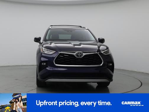 Blue 2021 Toyota Highlander Platinum