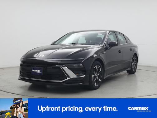 Black 2024 Hyundai SONATA SEL