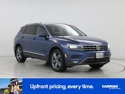 Blue 2018 Volkswagen Tiguan SEL Premium