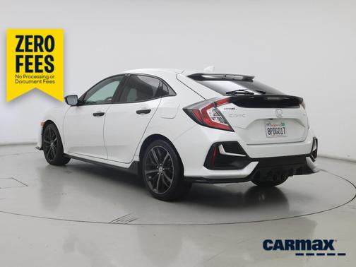 White 2020 Honda Civic Sport