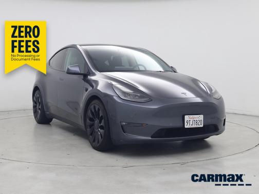 Gray 2022 Tesla Model Y Performance