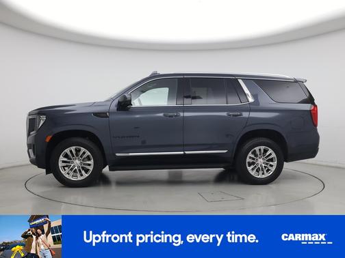 Blue 2021 GMC Yukon SLT