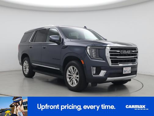Blue 2021 GMC Yukon SLT