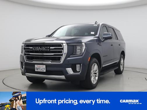 Blue 2021 GMC Yukon SLT