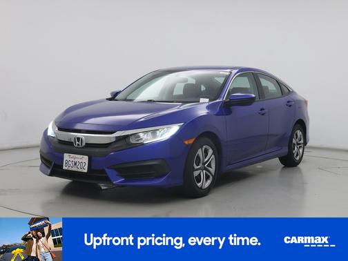 Blue 2018 Honda Civic LX