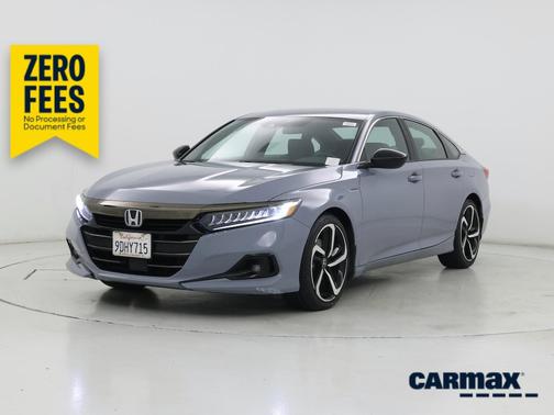 Gray 2022 Honda Accord Hybrid Sport