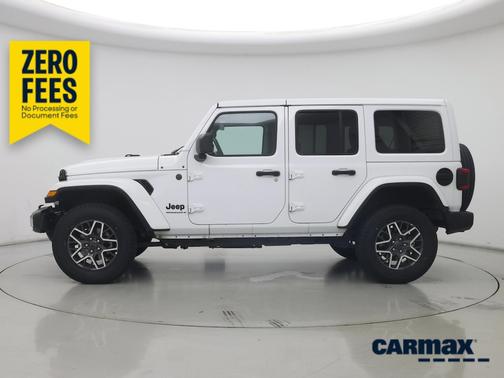 White 2025 Jeep Wrangler Sahara