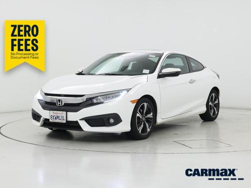 White 2016 Honda Civic Touring