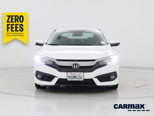 White 2016 Honda Civic Touring