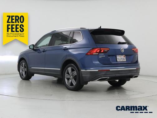Blue 2018 Volkswagen Tiguan SEL Premium