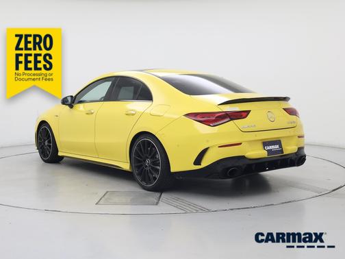 Yellow 2021 Mercedes-Benz AMG CLA 35