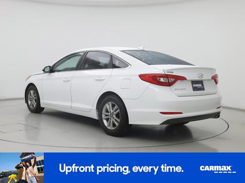 White 2015 Hyundai SONATA SE