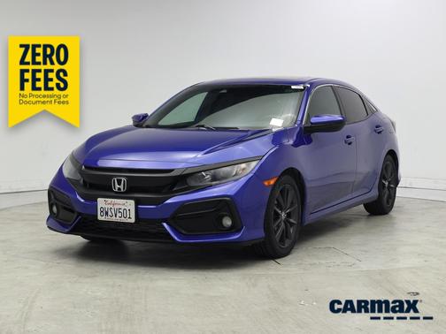 Blue 2021 Honda Civic EX
